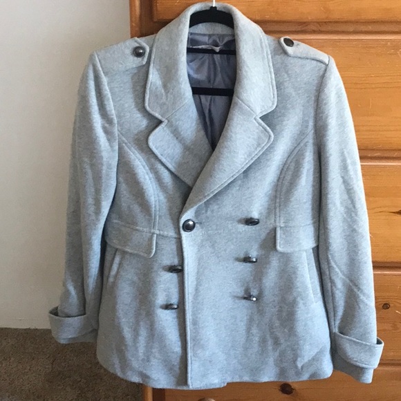Gap medium jacket gray excellent condition - Picture 2 of 3